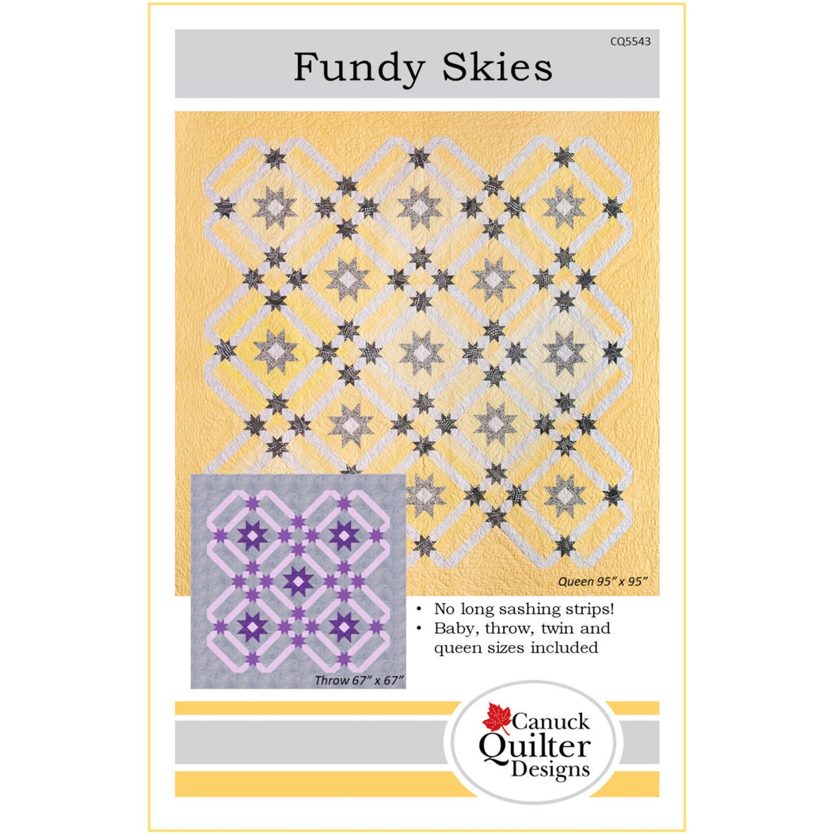 Fundy Skies Downloadable Pattern by Canuck Quilter Designs