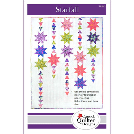 Starfall Downloadable Pattern by Canuck Quilter Designs