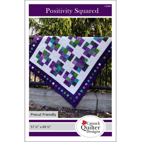 Positivity Squared Downloadable Pattern by Canuck Quilter Designs