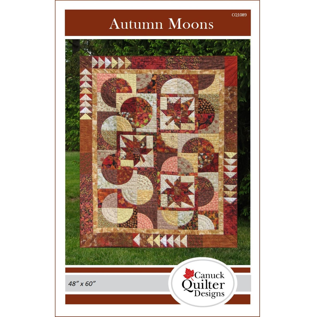 Autumn Moons Downloadable Pattern by Canuck Quilter Designs