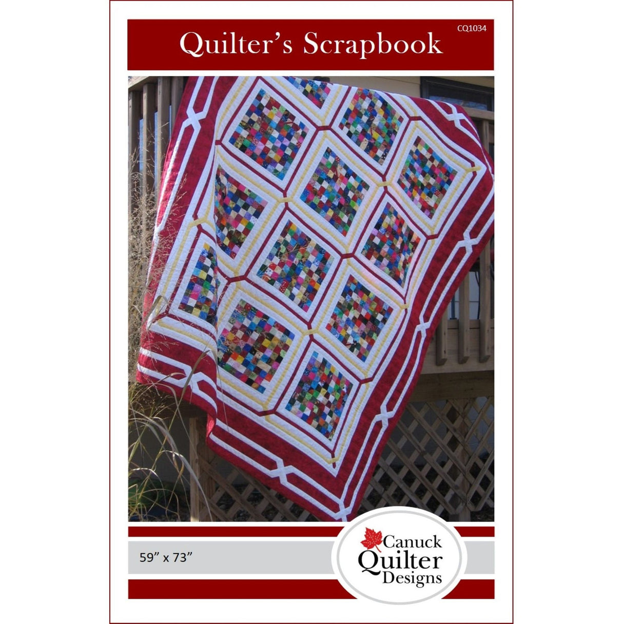 Quilters Scrapbook Downloadable Pattern by Canuck Quilter Designs