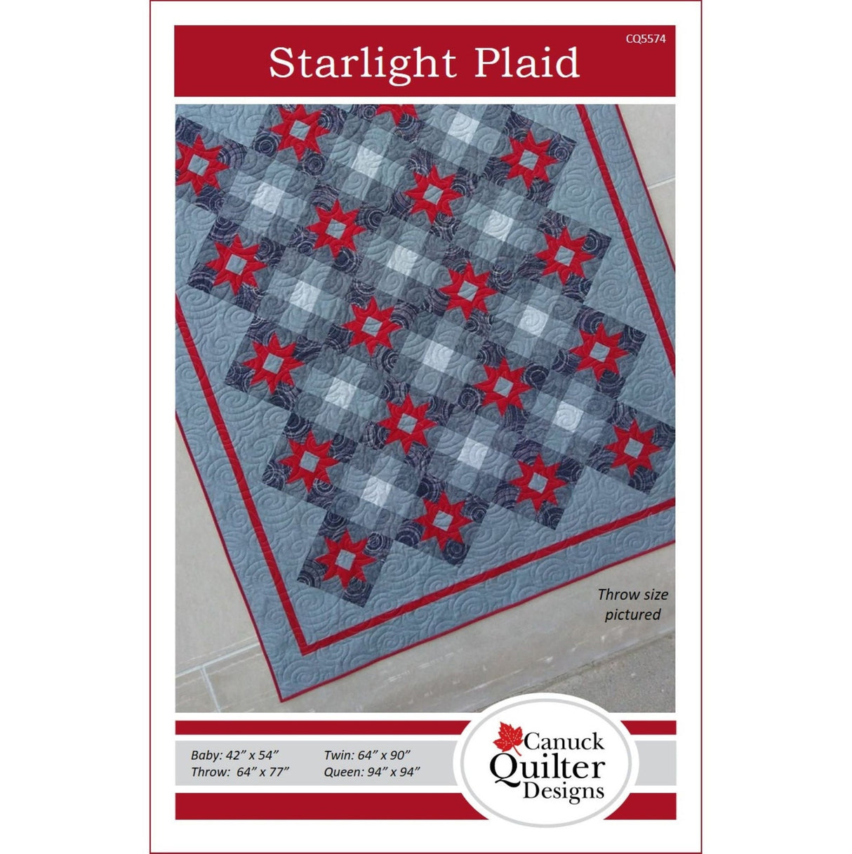 Starlight Plaid by Canuck Quilter Designs