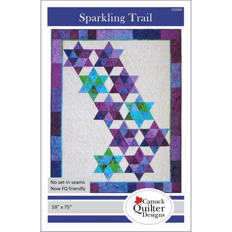 Sparkling Trails Downloadable Pattern by Canuck Quilter Designs