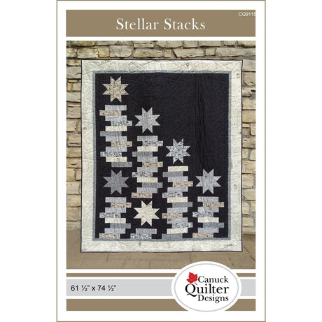 Stellar Stacks Downloadable Pattern by Canuck Quilter Designs