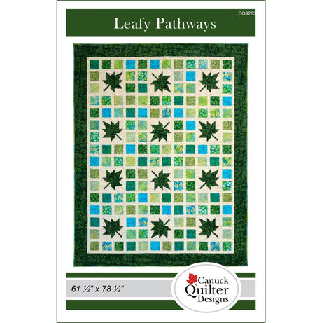 Leafy Pathways Downloadable Pattern by Canuck Quilter Designs