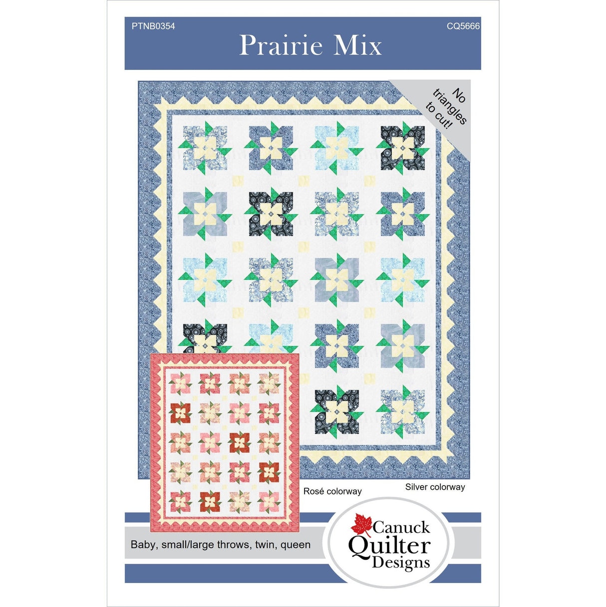 Prairie Mix Downloadable Pattern by Canuck Quilter Designs