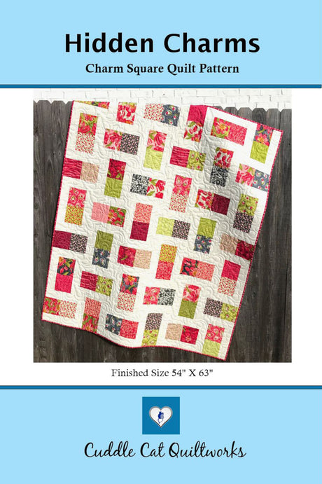 Hidden Charms Downloadable Pattern by Cuddle Cat Quiltworks