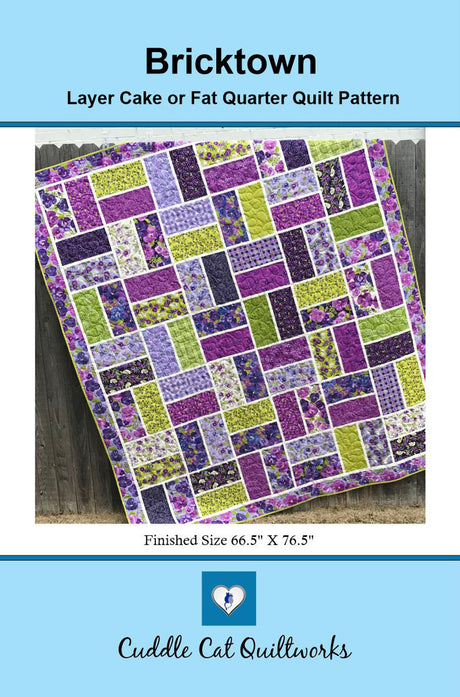 Bricktown Downloadable Pattern by Cuddle Cat Quiltworks