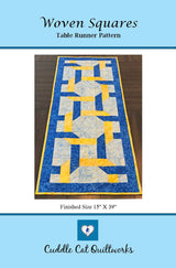 Woven Squares Downloadable Pattern by Cuddle Cat Quiltworks