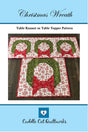 Christmas Wreath Downloadable Pattern by Cuddle Cat Quiltworks