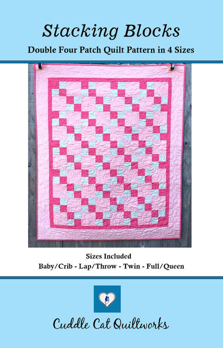 Stacking Blocks Downloadable Pattern by Cuddle Cat Quiltworks