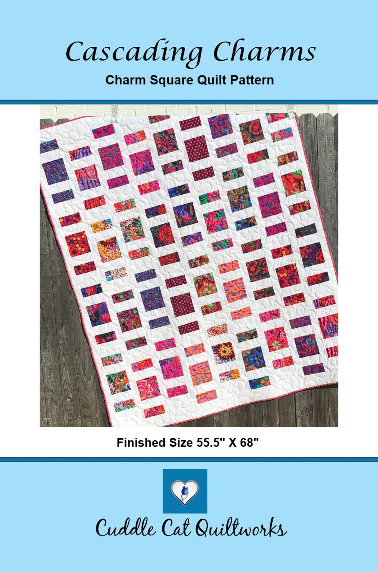 Cascading Charms Downloadable Pattern by Cuddle Cat Quiltworks