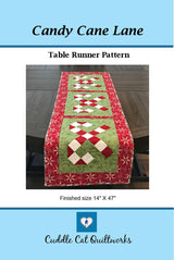 Candy Cane Lane Downloadable Pattern by Cuddle Cat Quiltworks