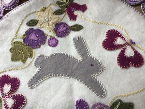 Spring Bunny Downloadable Pattern by Pams Penny Rugs