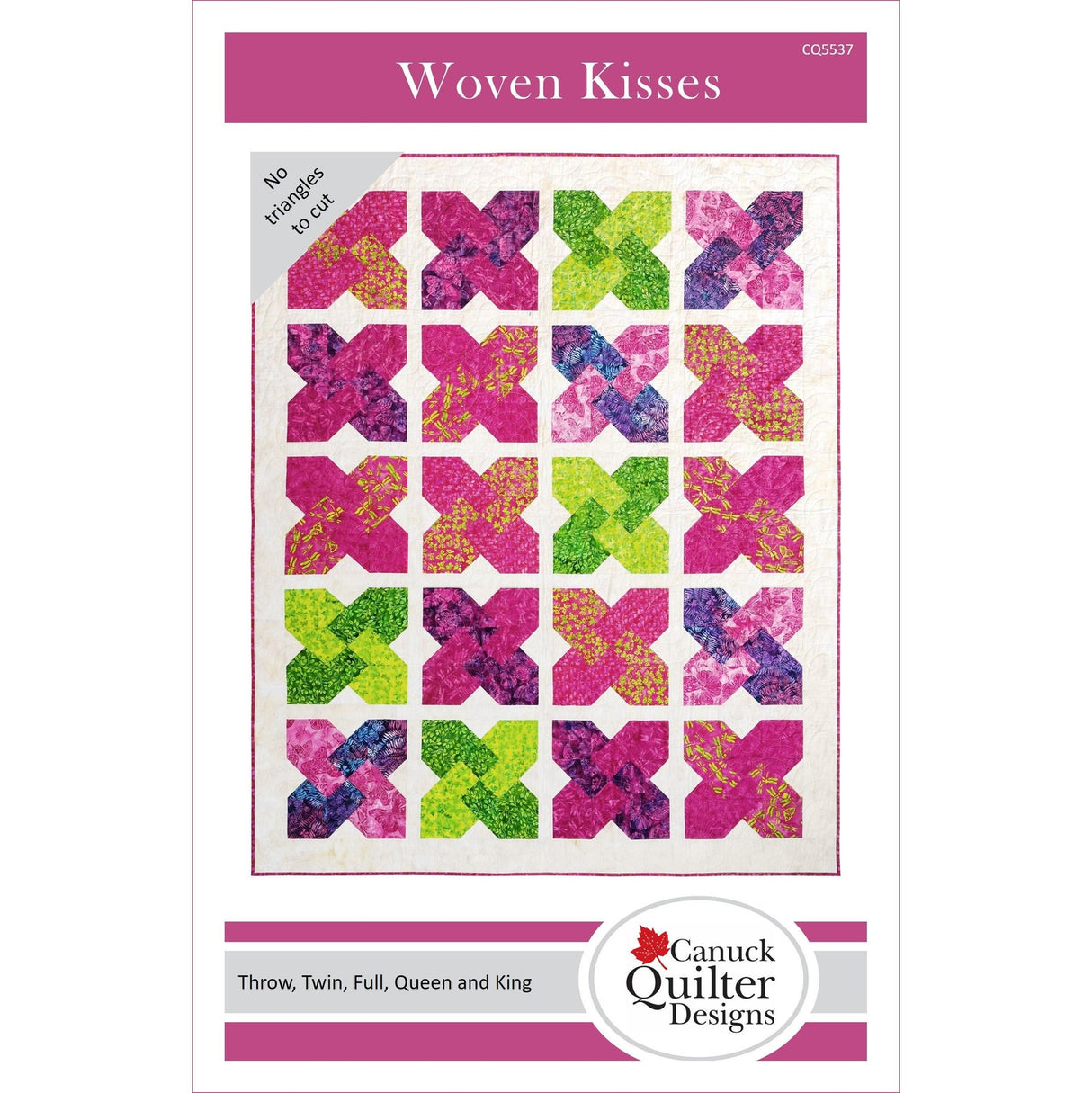 Woven Kisses Downloadable Pattern by Canuck Quilter Designs