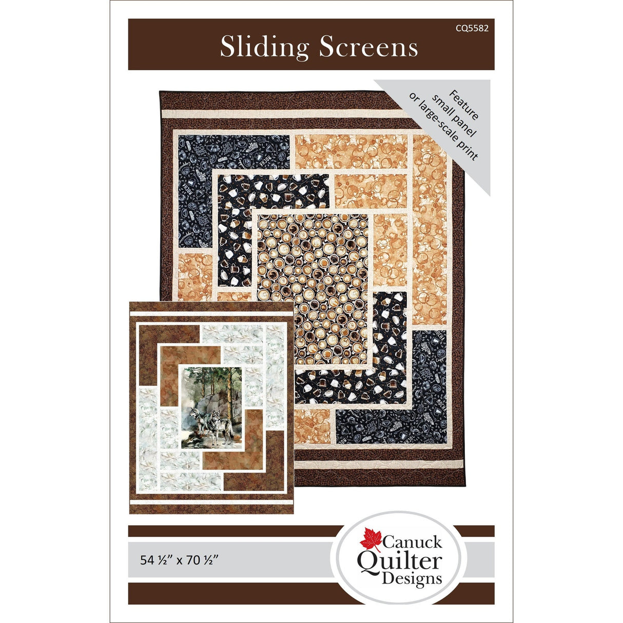 Sliding Screens Downloadable Pattern by Canuck Quilter Designs