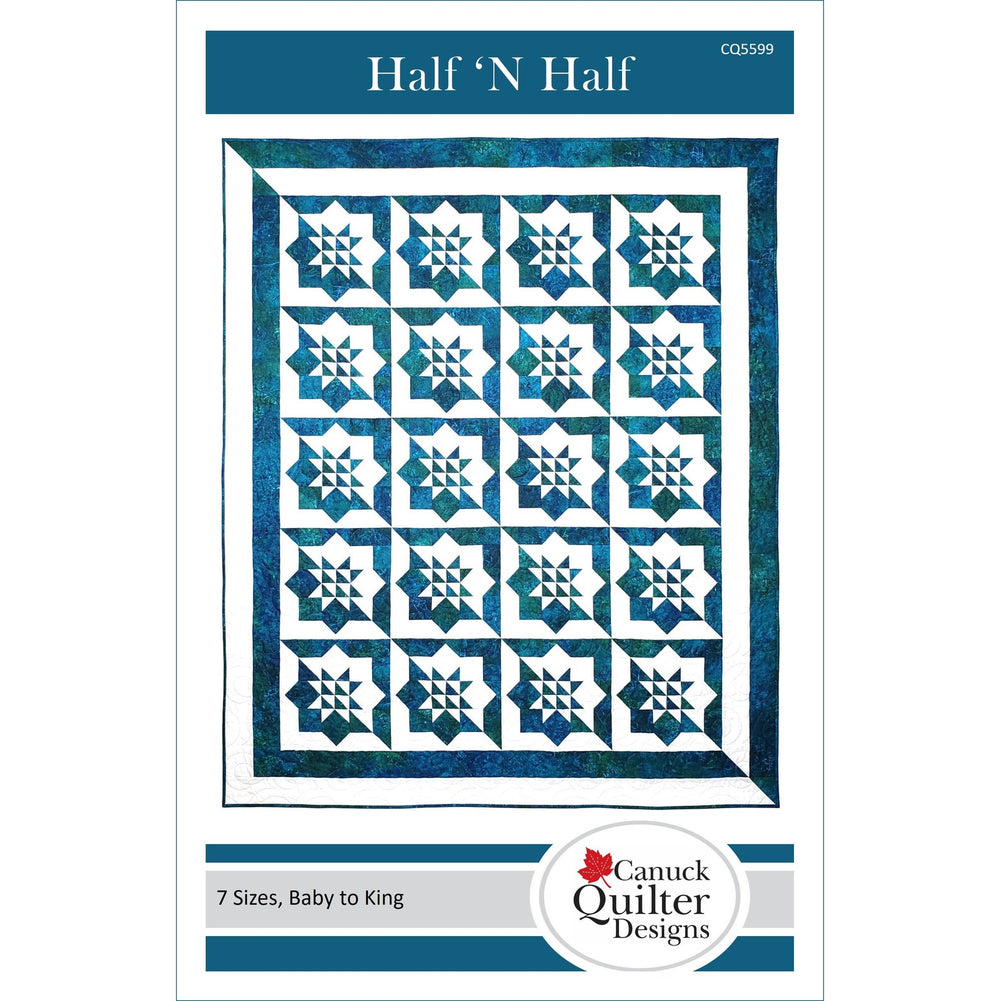 Complete Half Pattern Half and Half Downloadable Pattern – Quilting Books Patterns and Notions