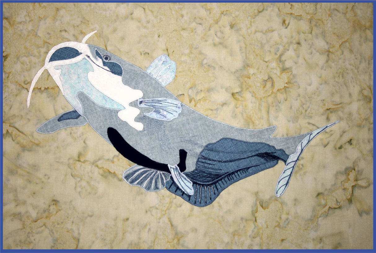 Catfish - Lake Living Series - Fusible Applique Pattern by Penny Slate Designs
