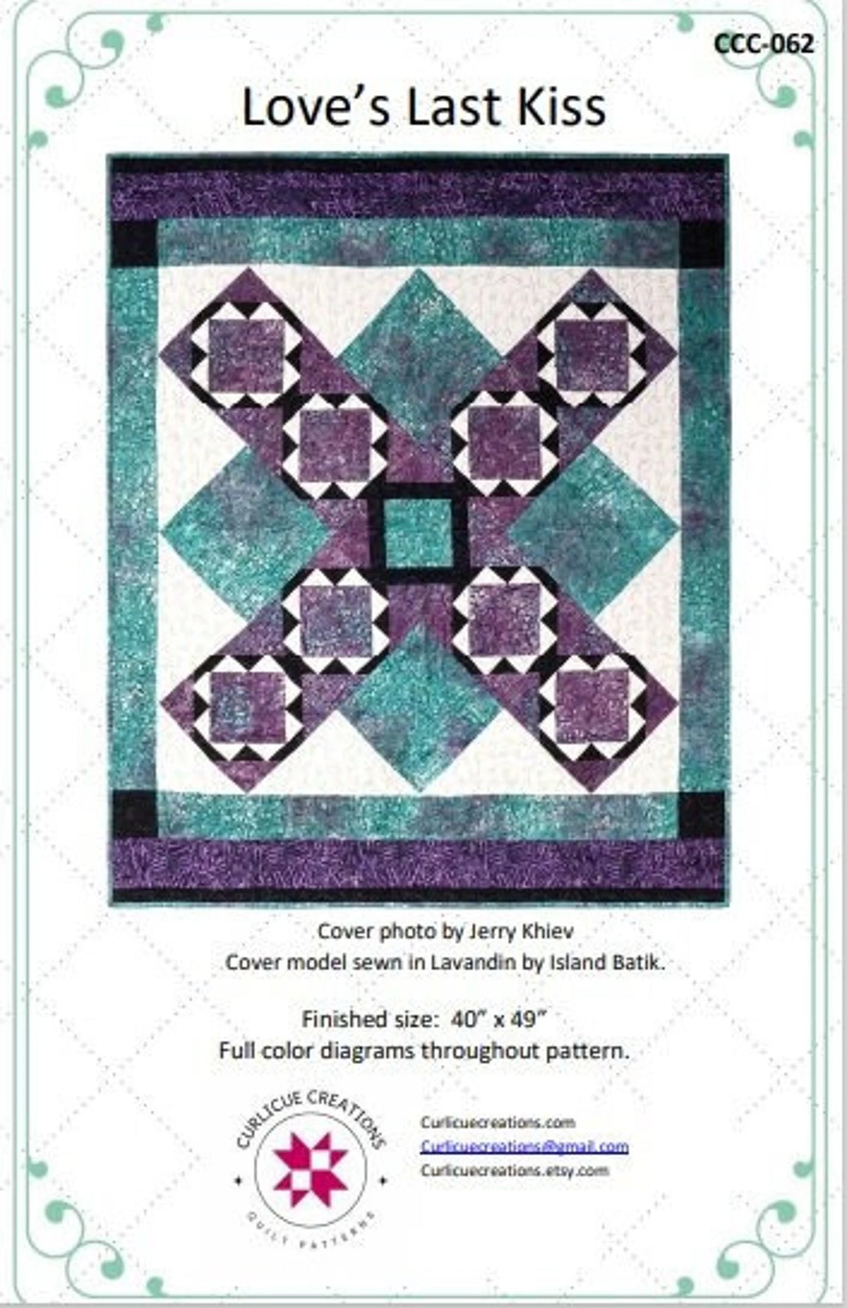 Love's Last Kiss Downloadable Pattern by Curlicue Creations