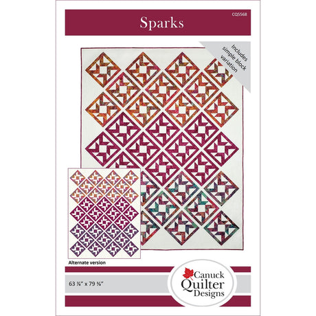 Sparks Downloadable Pattern by Canuck Quilter Designs