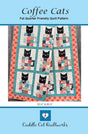 Coffee Cats Downloadable Pattern by Cuddle Cat Quiltworks