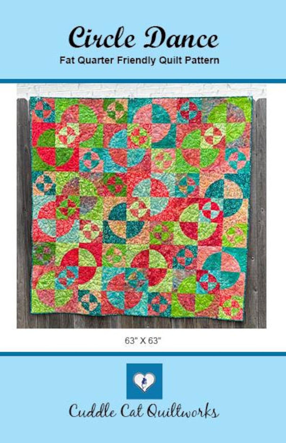 Circle Dance Downloadable Pattern by Cuddle Cat Quiltworks