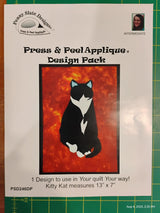 Kitty Kat Pattern Press & Peel Applique by Penny Slate Designs