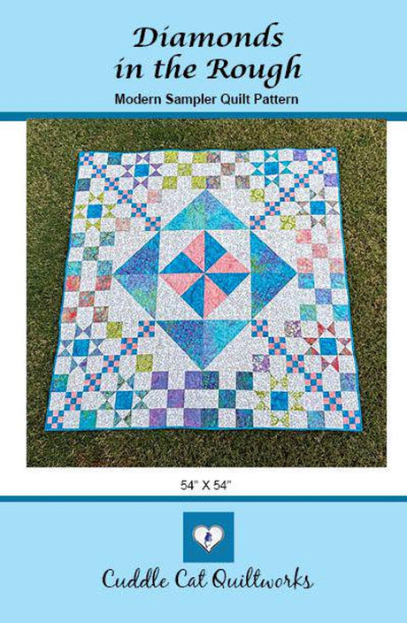 Diamond in the Rough Downloadable Pattern by Cuddle Cat Quiltworks