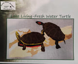 Freshwater Turtles Fusible Applique Pattern by Penny Slate Designs
