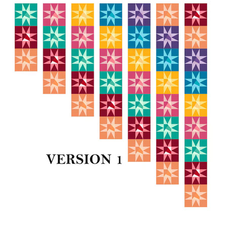 Staircase 2.0 Version 1 Quilt Pattern KIT by Handwoven By Leah