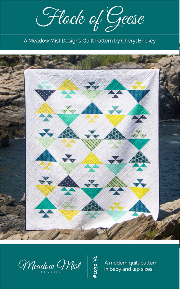 Flock of Geese Quilt Pattern by Meadow Mist Designs