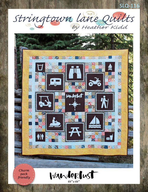 Wanderlust Quilt Pattern by Stringtown Lane Quilts
