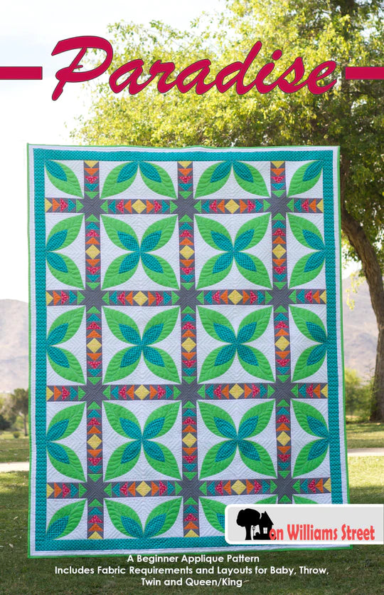 Paradise Modern Quilt Pattern by On Williams Street