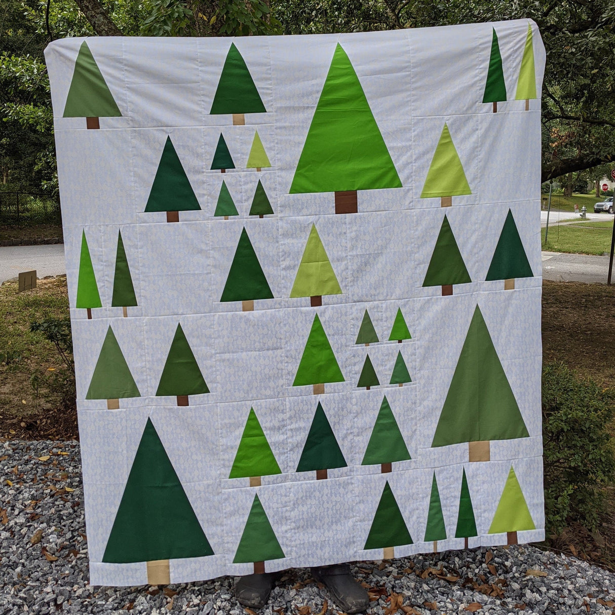 Arboreal Quilt Pattern by Slightly Biased Quilts