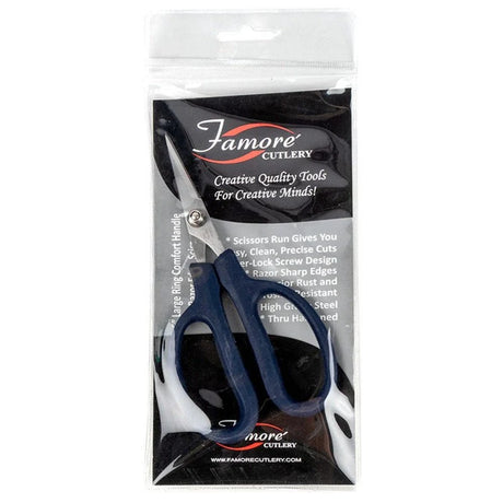 6'' Large Ring Razor Edge Scissors by Famore Cutlery