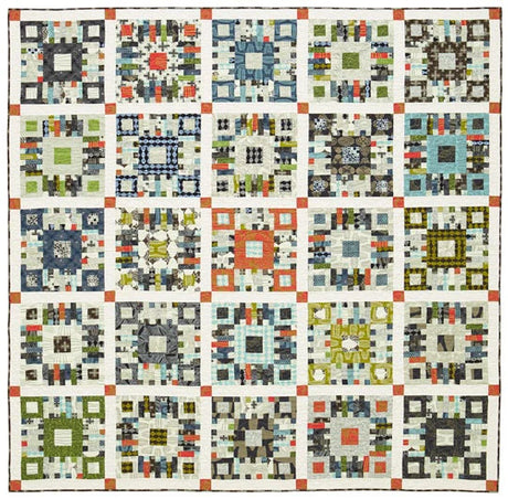 Fireside Chat Quilt Pattern by Blue Nickel