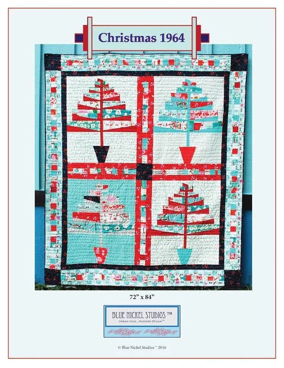 Christmas 1964 Quilt Pattern by Blue Nickel