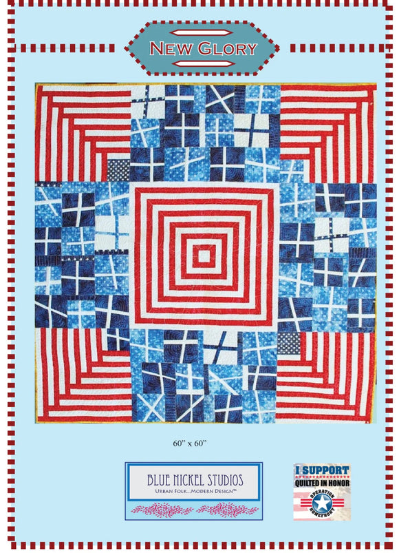 New Glory Quilt Pattern by Blue Nickel