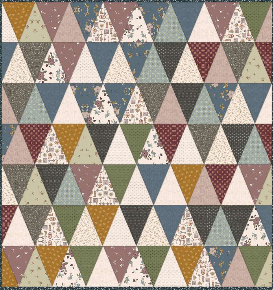 Ink Point FREE Downloadable Pattern shown in Charmed & Treasured fabrics