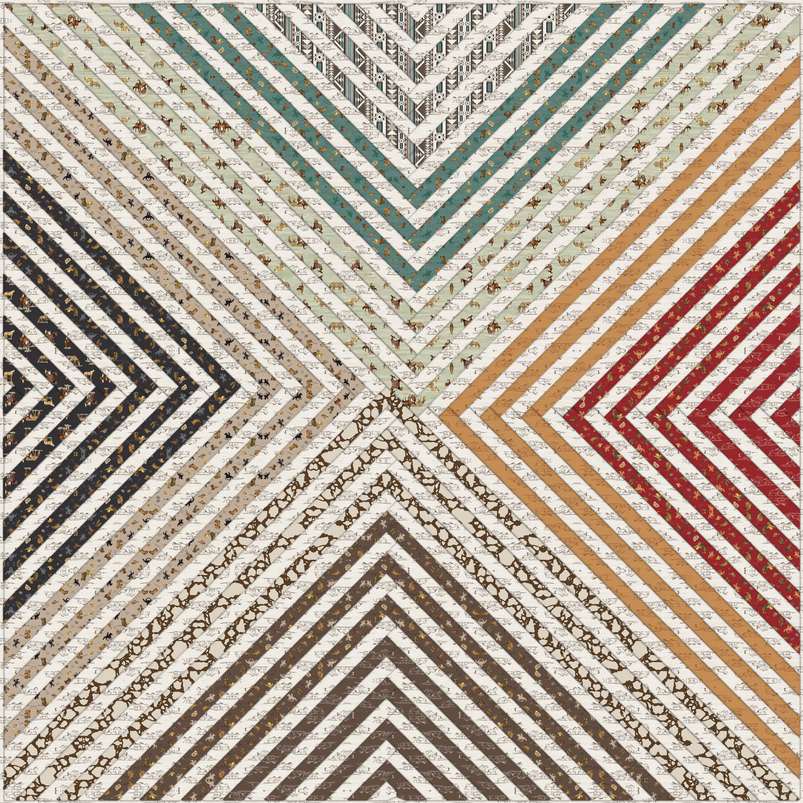 Intersection Shift Downloadable Pattern shown in The Homestead fabrics