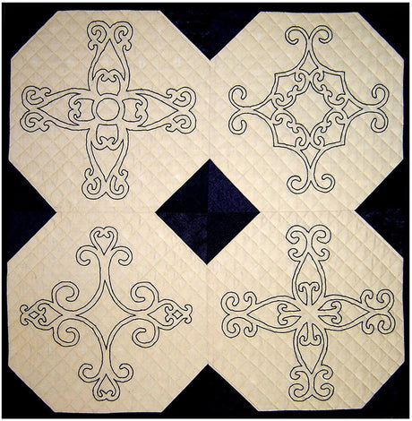 Ironwork Cross Downloadable Pattern by J Michelle Watts Designs