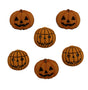 Halloween Collection Many Jacks Assorted Sizes by Buttons Galore