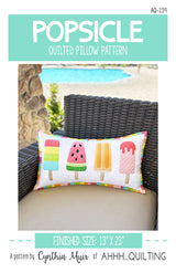 Popsicle Pillow Downloadable Pattern by Ahhh...Quilting