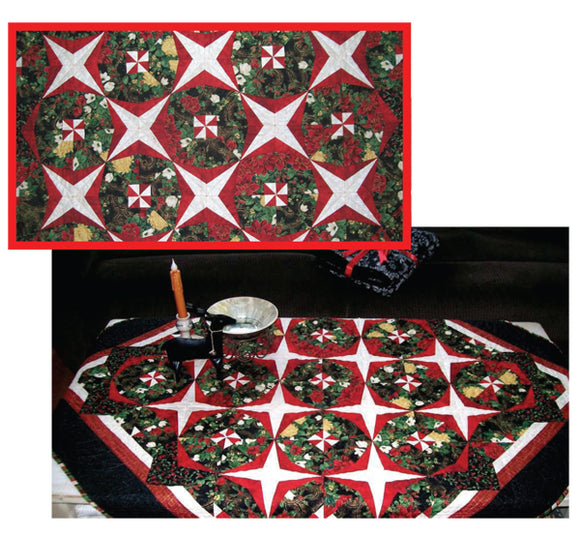 Bouquet Table Runner - Wool Applique Pattern