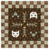 Kitty Cat Pet Mats Downloadable Pattern in Worth Repeating fabrics
