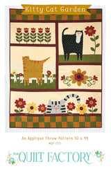 Kitty Cat Garden Quilt Pattern by The Quilt Factory