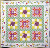 Leafy Borders Lap Quilt Downloadable Pattern by Tulip Square