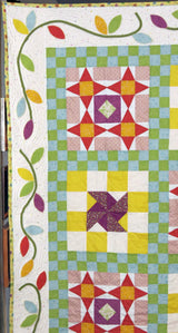 Leafy Borders Lap Quilt Downloadable Pattern by Tulip Square