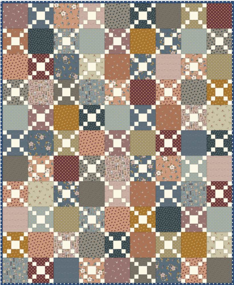London Garden FREE Downloadable Pattern shown in Charmed & Treasured fabrics