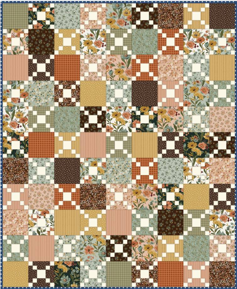 London Garden FREE Downloadable Pattern shown in Worth Repeating fabrics